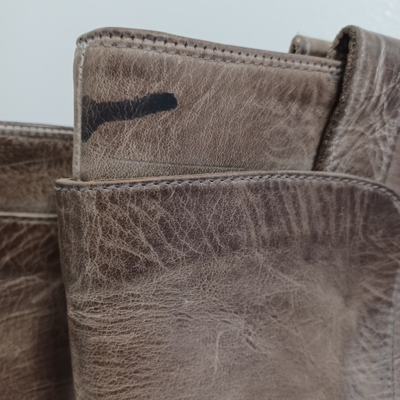 Frye tall boots smoky gray leather size 8.5B - Picture 8 of 13